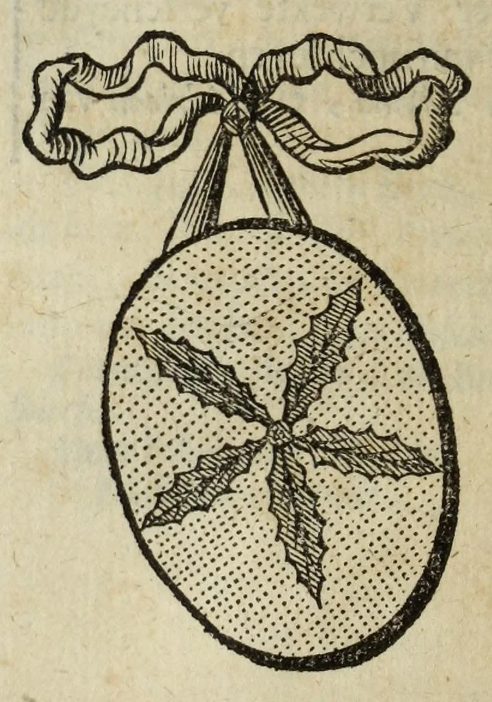 An illustration from Beschryvinge der stad Dordrecht : vervatende haar begin, opkomst, toeneming, en verdere stant ... Als mede een verzamelinge van eenige geslachtboomen, der adelijke, aal-oude, en aanzienlijke heeren-geslachten, van, en in, Dordrecht, enz. ..., 1677, leaf 278