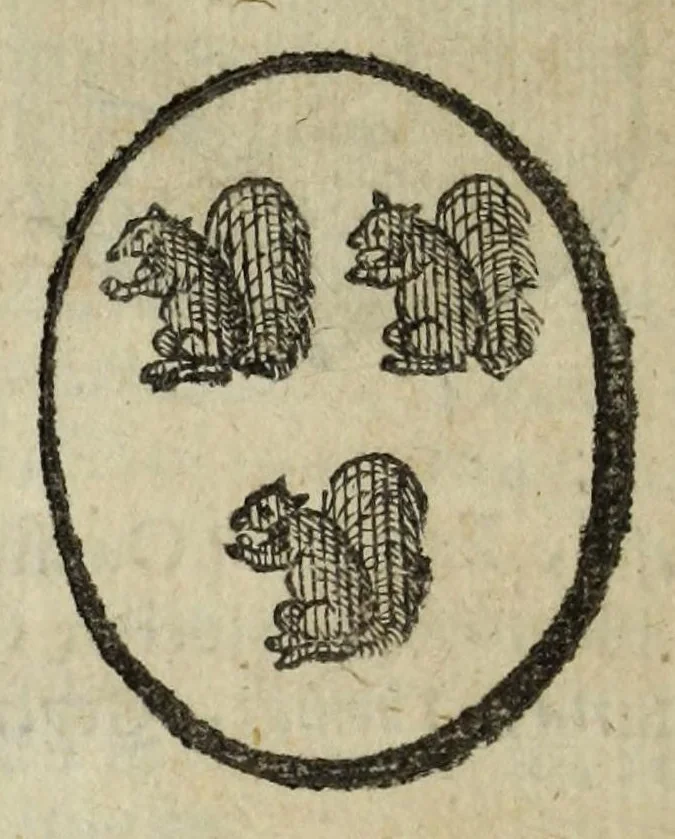 An illustration from Beschryvinge der stad Dordrecht : vervatende haar begin, opkomst, toeneming, en verdere stant ... Als mede een verzamelinge van eenige geslachtboomen, der adelijke, aal-oude, en aanzienlijke heeren-geslachten, van, en in, Dordrecht, enz. ..., 1677, leaf 622