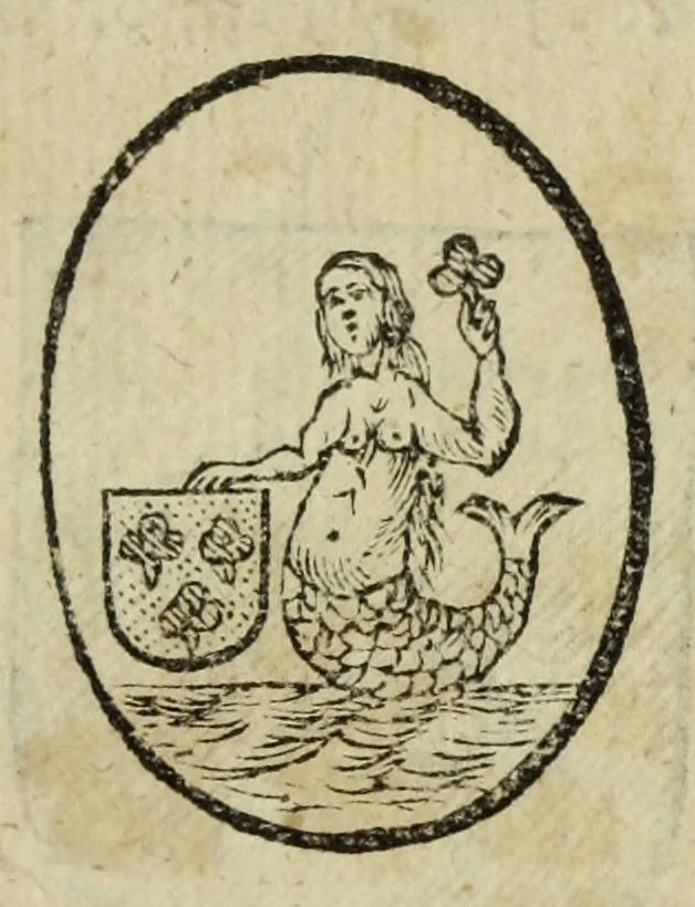An illustration from Beschryvinge der stad Dordrecht : vervatende haar begin, opkomst, toeneming, en verdere stant ... Als mede een verzamelinge van eenige geslachtboomen, der adelijke, aal-oude, en aanzienlijke heeren-geslachten, van, en in, Dordrecht, enz. ..., 1677, leaf 651