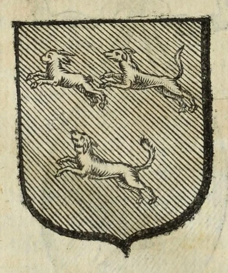 An illustration from Beschryvinge der stad Dordrecht : vervatende haar begin, opkomst, toeneming, en verdere stant ... Als mede een verzamelinge van eenige geslachtboomen, der adelijke, aal-oude, en aanzienlijke heeren-geslachten, van, en in, Dordrecht, enz. ..., 1677, leaf 660