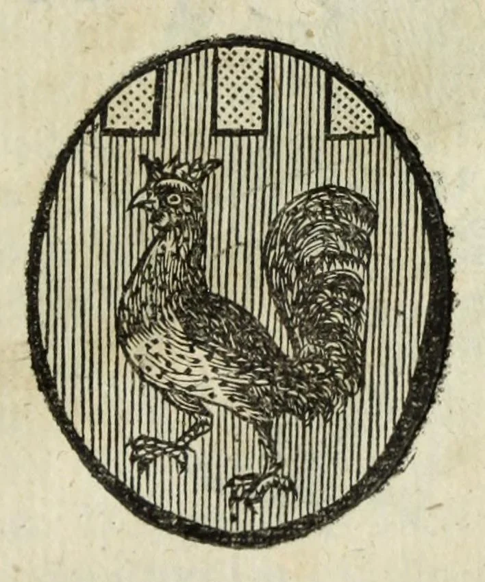 An illustration from Beschryvinge der stad Dordrecht : vervatende haar begin, opkomst, toeneming, en verdere stant ... Als mede een verzamelinge van eenige geslachtboomen, der adelijke, aal-oude, en aanzienlijke heeren-geslachten, van, en in, Dordrecht, enz. ..., 1677, leaf 663