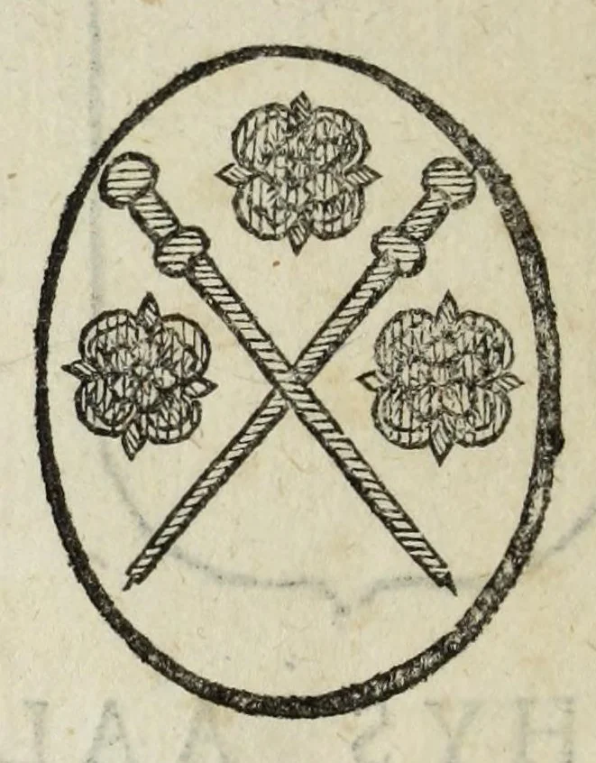 An illustration from Beschryvinge der stad Dordrecht : vervatende haar begin, opkomst, toeneming, en verdere stant ... Als mede een verzamelinge van eenige geslachtboomen, der adelijke, aal-oude, en aanzienlijke heeren-geslachten, van, en in, Dordrecht, enz. ..., 1677, leaf 688