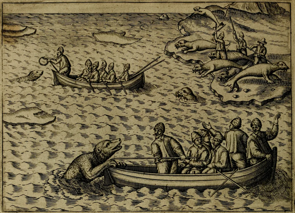 An illustration from Historische beschryvinghe der seer wijt beroemde Coop-stadt Amsterdam : waer inne benevens de eerste beginselen ende opcomsten der stadt, verscheyde privilgien ordonnantien, ende andere ghedenckweerdinghe gheschiedenissen met het ghene de nieuwe vergrootinghen der stadt, als oock de handel ende verre reysen ende de politie betreffende is, tot desen teghenwoordinghen tijt, nae her vervolch der jaeren, verhaelt werdt, 1614, leaf 179