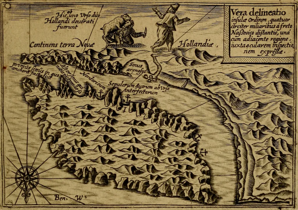 An illustration from Historische beschryvinghe der seer wijt beroemde Coop-stadt Amsterdam : waer inne benevens de eerste beginselen ende opcomsten der stadt, verscheyde privilgien ordonnantien, ende andere ghedenckweerdinghe gheschiedenissen met het ghene de nieuwe vergrootinghen der stadt, als oock de handel ende verre reysen ende de politie betreffende is, tot desen teghenwoordinghen tijt, nae her vervolch der jaeren, verhaelt werdt, 1614, leaf 184