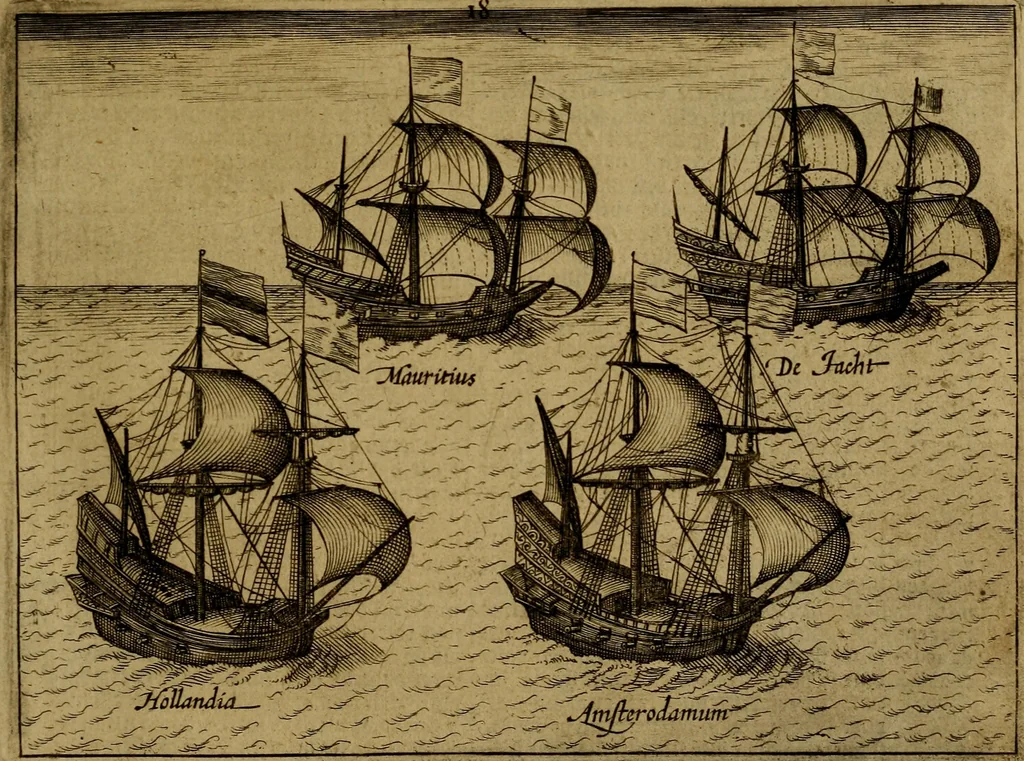 An illustration from Historische beschryvinghe der seer wijt beroemde Coop-stadt Amsterdam : waer inne benevens de eerste beginselen ende opcomsten der stadt, verscheyde privilgien ordonnantien, ende andere ghedenckweerdinghe gheschiedenissen met het ghene de nieuwe vergrootinghen der stadt, als oock de handel ende verre reysen ende de politie betreffende is, tot desen teghenwoordinghen tijt, nae her vervolch der jaeren, verhaelt werdt, 1614, leaf 198