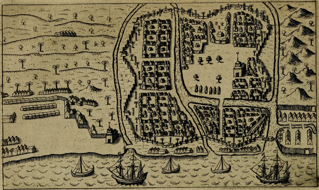 An illustration from Historische beschryvinghe der seer wijt beroemde Coop-stadt Amsterdam : waer inne benevens de eerste beginselen ende opcomsten der stadt, verscheyde privilgien ordonnantien, ende andere ghedenckweerdinghe gheschiedenissen met het ghene de nieuwe vergrootinghen der stadt, als oock de handel ende verre reysen ende de politie betreffende is, tot desen teghenwoordinghen tijt, nae her vervolch der jaeren, verhaelt werdt, 1614, leaf 229