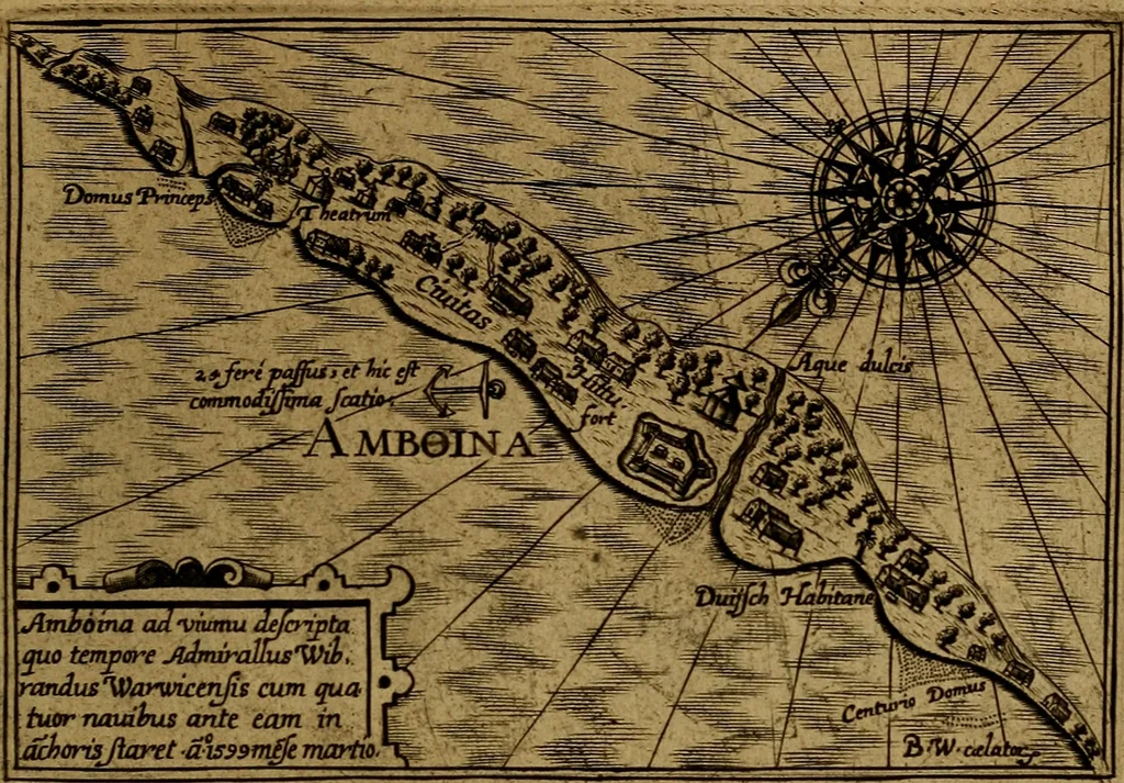 An illustration from Historische beschryvinghe der seer wijt beroemde Coop-stadt Amsterdam : waer inne benevens de eerste beginselen ende opcomsten der stadt, verscheyde privilgien ordonnantien, ende andere ghedenckweerdinghe gheschiedenissen met het ghene de nieuwe vergrootinghen der stadt, als oock de handel ende verre reysen ende de politie betreffende is, tot desen teghenwoordinghen tijt, nae her vervolch der jaeren, verhaelt werdt, 1614, leaf 260