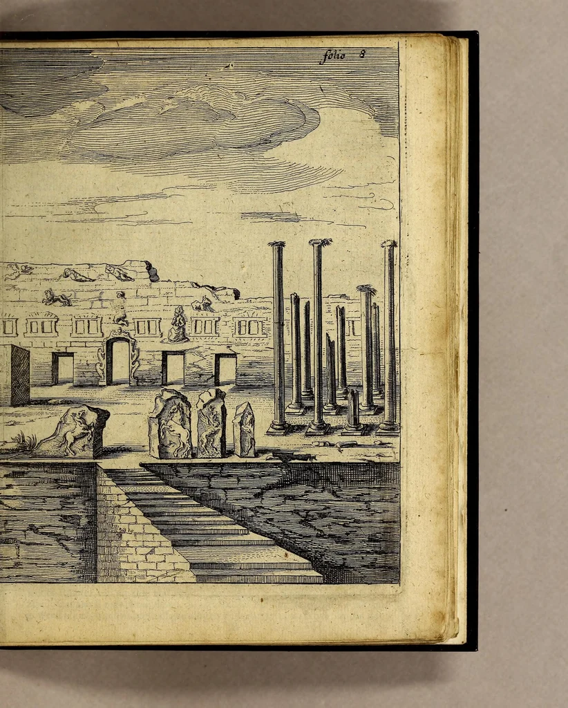 An illustration from Beschryvingh van de gedenkwaerdige zee- en landt-reyze, deur Persien naar Oost-Indien,, 1658, leaf 23