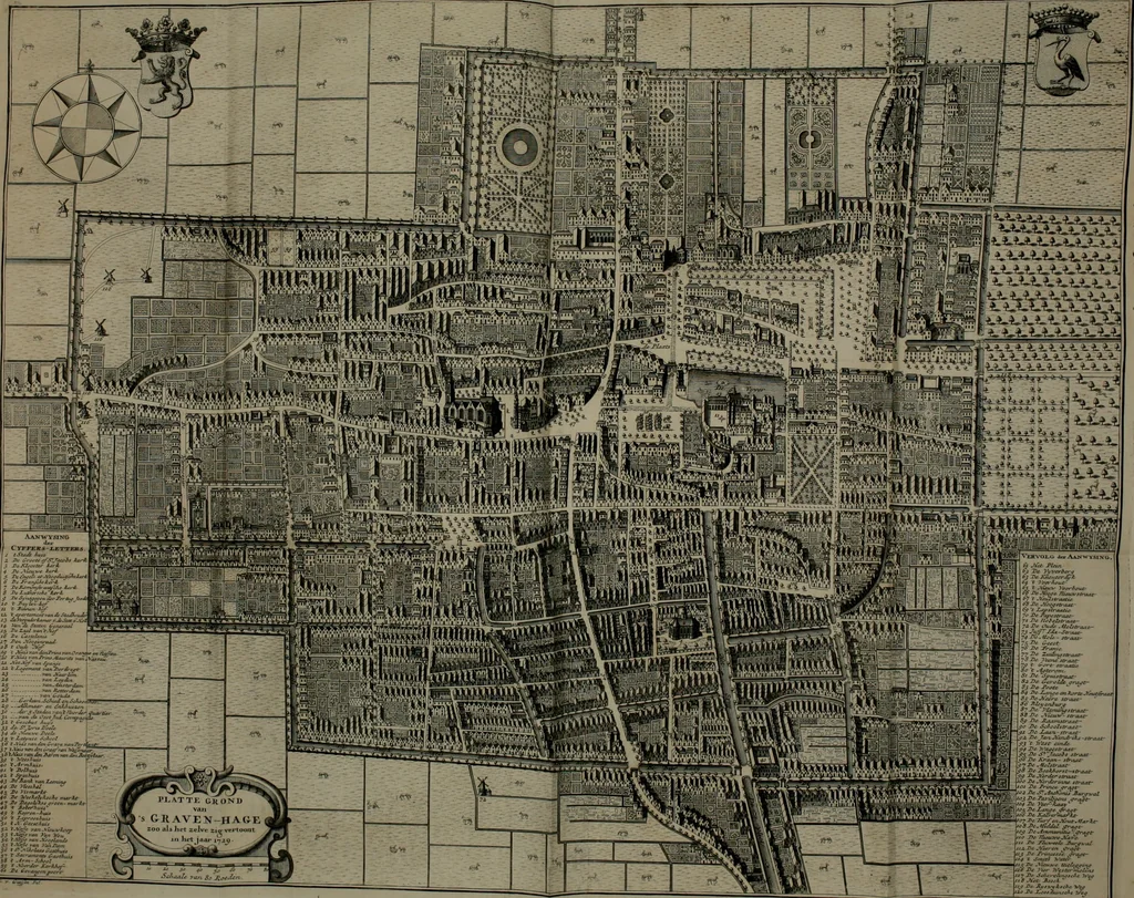 An illustration from Beschryving van's Graven-hage, 1730, leaf 163