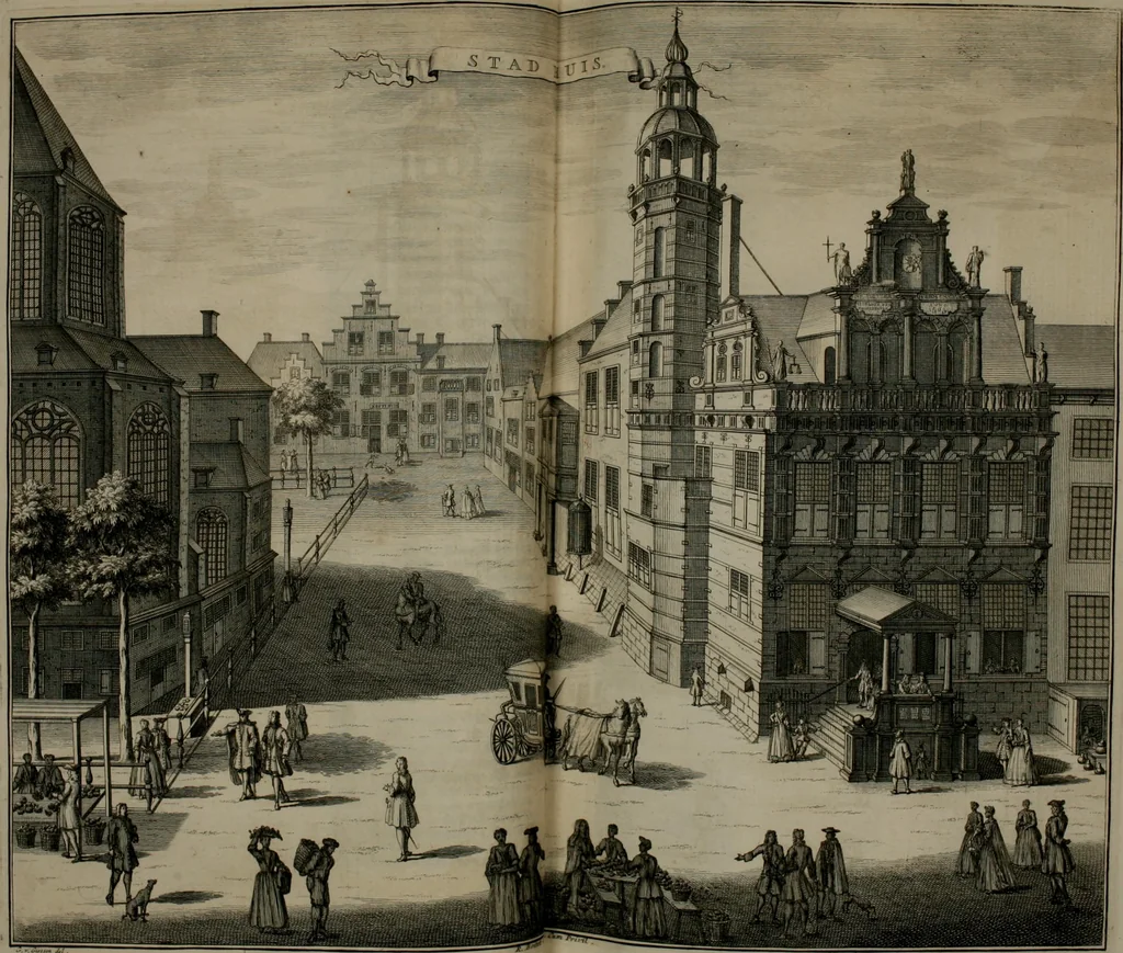 An illustration from Beschryving van's Graven-hage, 1730, leaf 95