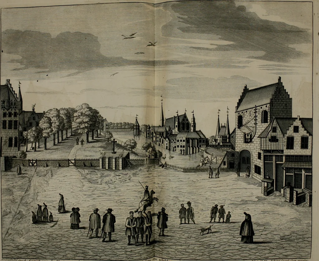 An illustration from Beschryving van's Graven-hage, 1730, leaf 97