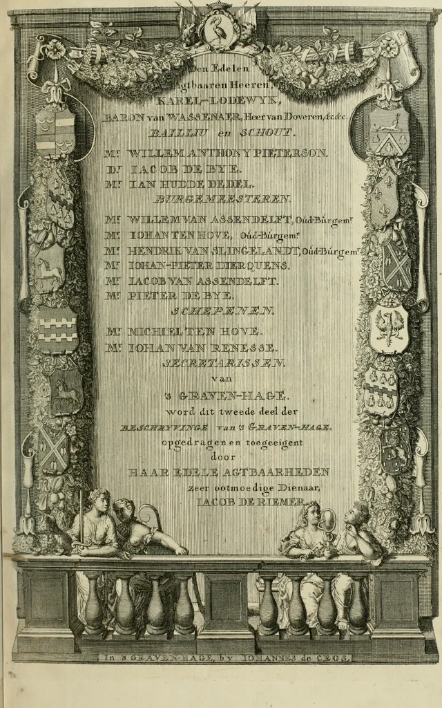 An illustration from Beschryving van's Graven-hage, 1730, leaf 6