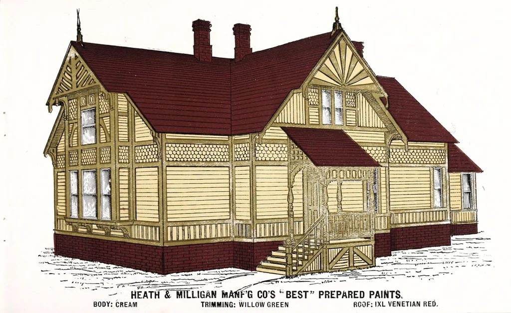 An illustration from Best prepared paints : ready for use., 1880, leaf 9