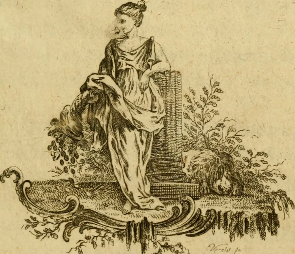 An illustration from Betrachtungen über das Universum, 1778, leaf 8