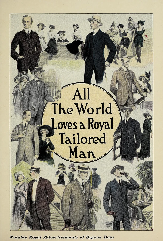 An illustration from The better way in the retail clothing business, 1915, leaf 91