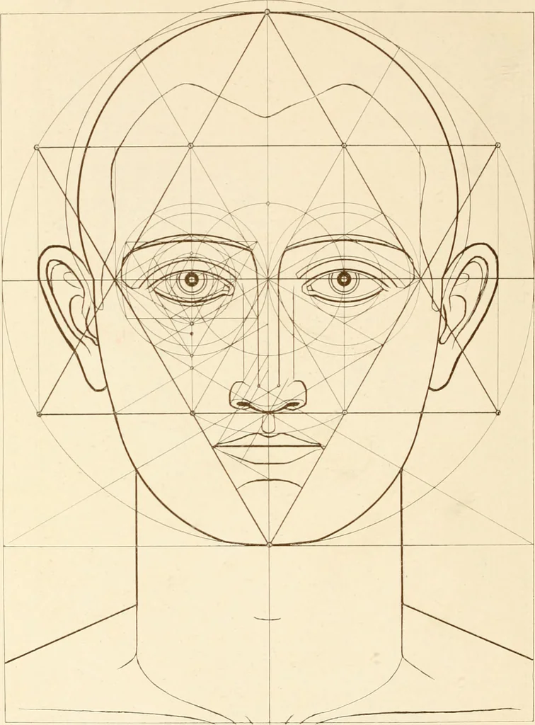 An illustration from Beuroner Kunst; eine Ausdrucksform der christlichen Mystik, 1921, leaf 143