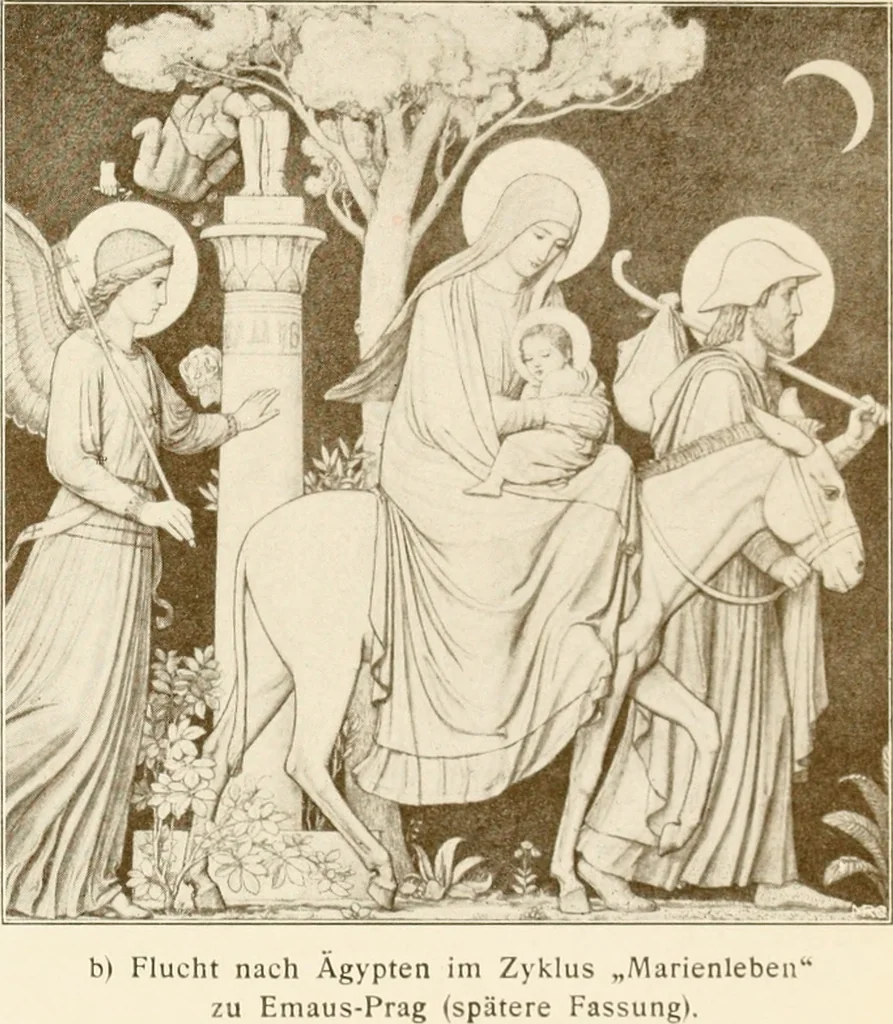 An illustration from Beuroner Kunst; eine Ausdrucksform der christlichen Mystik, 1921, leaf 150