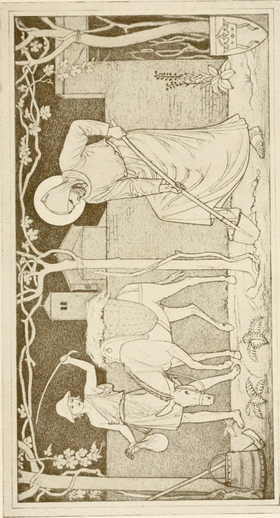 An illustration from Beuroner Kunst; eine Ausdrucksform der christlichen Mystik, 1921, leaf 158