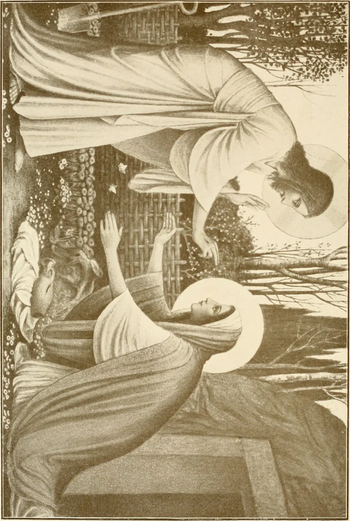 An illustration from Beuroner Kunst; eine Ausdrucksform der christlichen Mystik, 1921, leaf 165