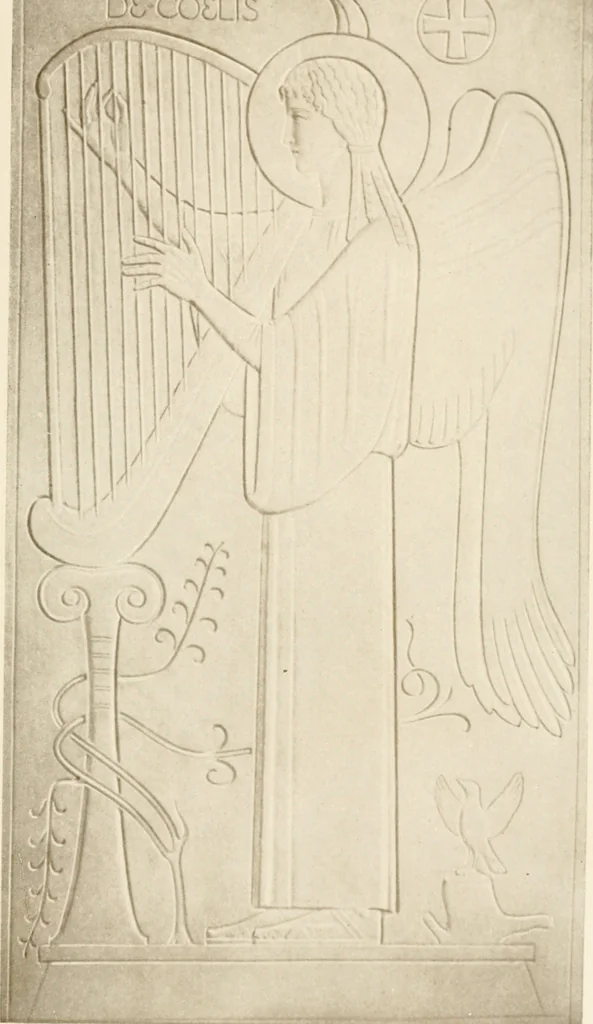 An illustration from Beuroner Kunst; eine Ausdrucksform der christlichen Mystik, 1921, leaf 166