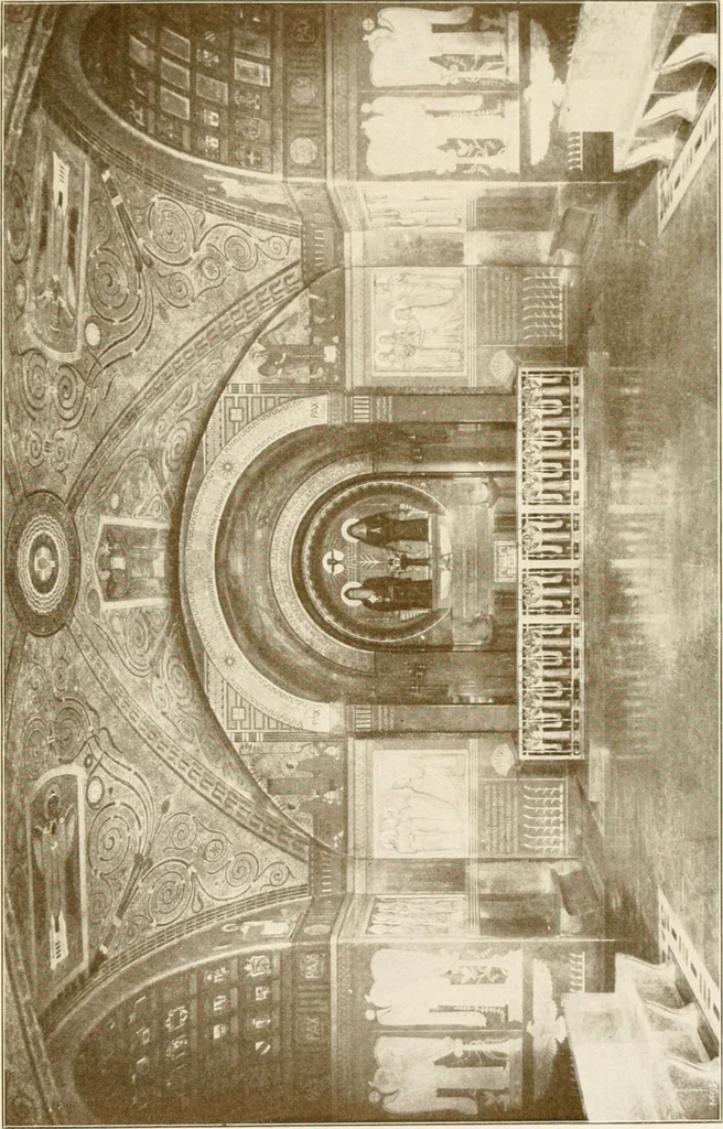 An illustration from Beuroner Kunst; eine Ausdrucksform der christlichen Mystik, 1921, leaf 172