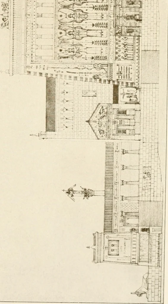 An illustration from Beuroner Kunst; eine Ausdrucksform der christlichen Mystik, 1921, leaf 176