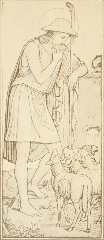An illustration from Beuroner Kunst; eine Ausdrucksform der christlichen Mystik, 1921, leaf 9