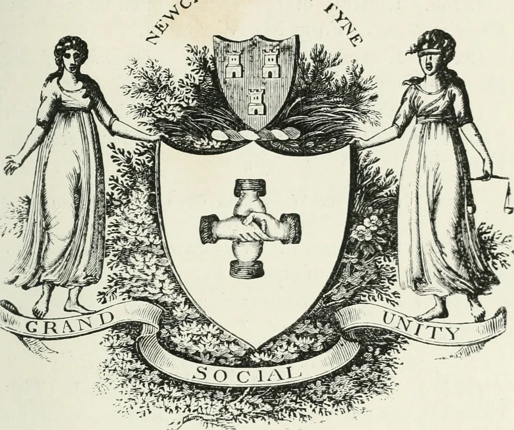 An illustration from The Bewick collector. A descriptive catalogue of the works of Thomas and John Bewick; including cuts, in various states, for books and pamphlets, private gentlemen, public companies, exhibitions, races, newspapers, shop cards, invoice heads, bar bills, coal certificates, broadsides, and other miscellaneous purposes, and wood blocks. With an appendix of portraits, autographs, works of pupils, &c. &c. The whole described from the originals contained in the largest and most perfect collection ever formed, and illustrated with a hundred and twelve cuts, 1866, leaf 364