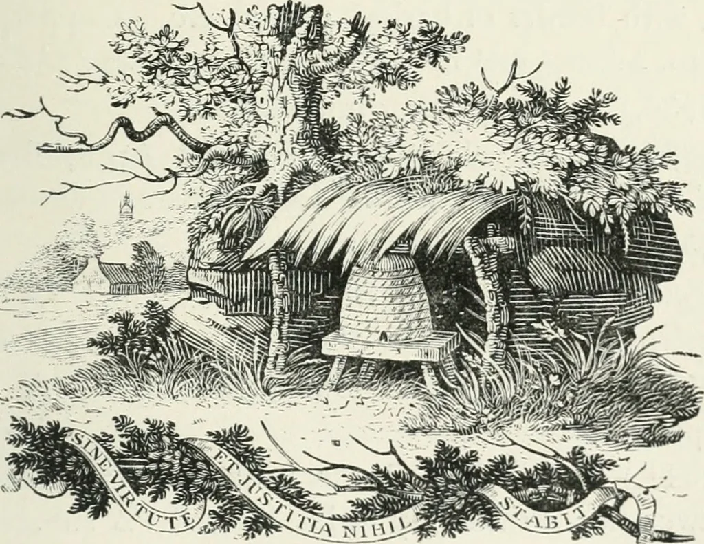 An illustration from The Bewick collector. A descriptive catalogue of the works of Thomas and John Bewick; including cuts, in various states, for books and pamphlets, private gentlemen, public companies, exhibitions, races, newspapers, shop cards, invoice heads, bar bills, coal certificates, broadsides, and other miscellaneous purposes, and wood blocks. With an appendix of portraits, autographs, works of pupils, &c. &c. The whole described from the originals contained in the largest and most perfect collection ever formed, and illustrated with a hundred and twelve cuts, 1866, leaf 400