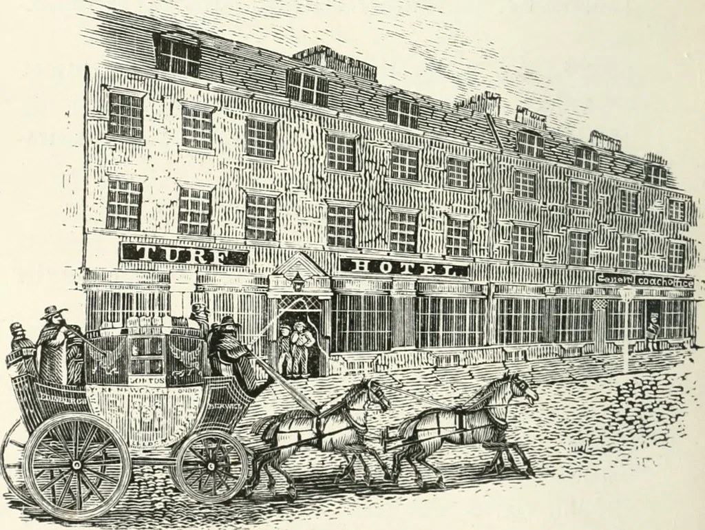 An illustration from The Bewick collector. A descriptive catalogue of the works of Thomas and John Bewick; including cuts, in various states, for books and pamphlets, private gentlemen, public companies, exhibitions, races, newspapers, shop cards, invoice heads, bar bills, coal certificates, broadsides, and other miscellaneous purposes, and wood blocks. With an appendix of portraits, autographs, works of pupils, &c. &c. The whole described from the originals contained in the largest and most perfect collection ever formed, and illustrated with a hundred and twelve cuts, 1866, leaf 409