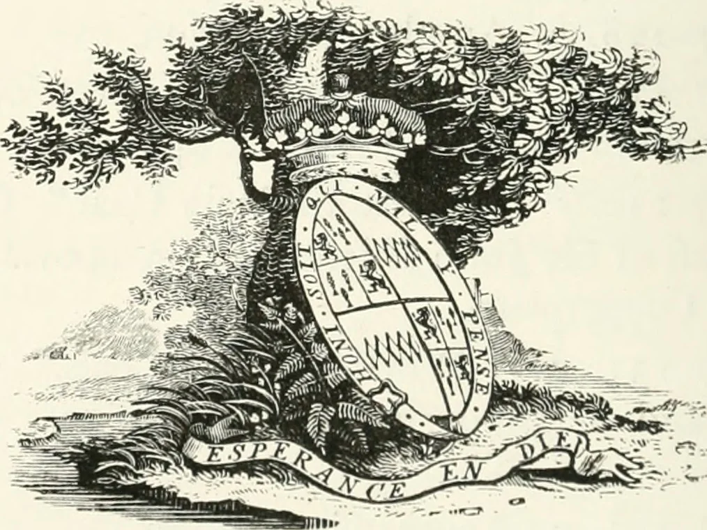 An illustration from The Bewick collector. A descriptive catalogue of the works of Thomas and John Bewick; including cuts, in various states, for books and pamphlets, private gentlemen, public companies, exhibitions, races, newspapers, shop cards, invoice heads, bar bills, coal certificates, broadsides, and other miscellaneous purposes, and wood blocks. With an appendix of portraits, autographs, works of pupils, &c. &c. The whole described from the originals contained in the largest and most perfect collection ever formed, and illustrated with a hundred and twelve cuts, 1866, leaf 429