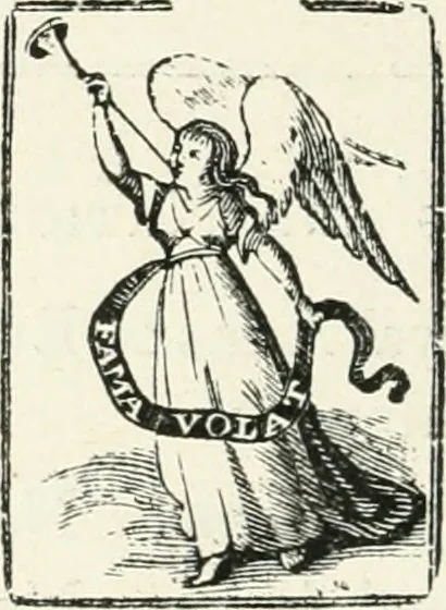 An illustration from The Bewick collector. A descriptive catalogue of the works of Thomas and John Bewick; including cuts, in various states, for books and pamphlets, private gentlemen, public companies, exhibitions, races, newspapers, shop cards, invoice heads, bar bills, coal certificates, broadsides, and other miscellaneous purposes, and wood blocks. With an appendix of portraits, autographs, works of pupils, &c. &c. The whole described from the originals contained in the largest and most perfect collection ever formed, and illustrated with a hundred and twelve cuts, 1866, leaf 527