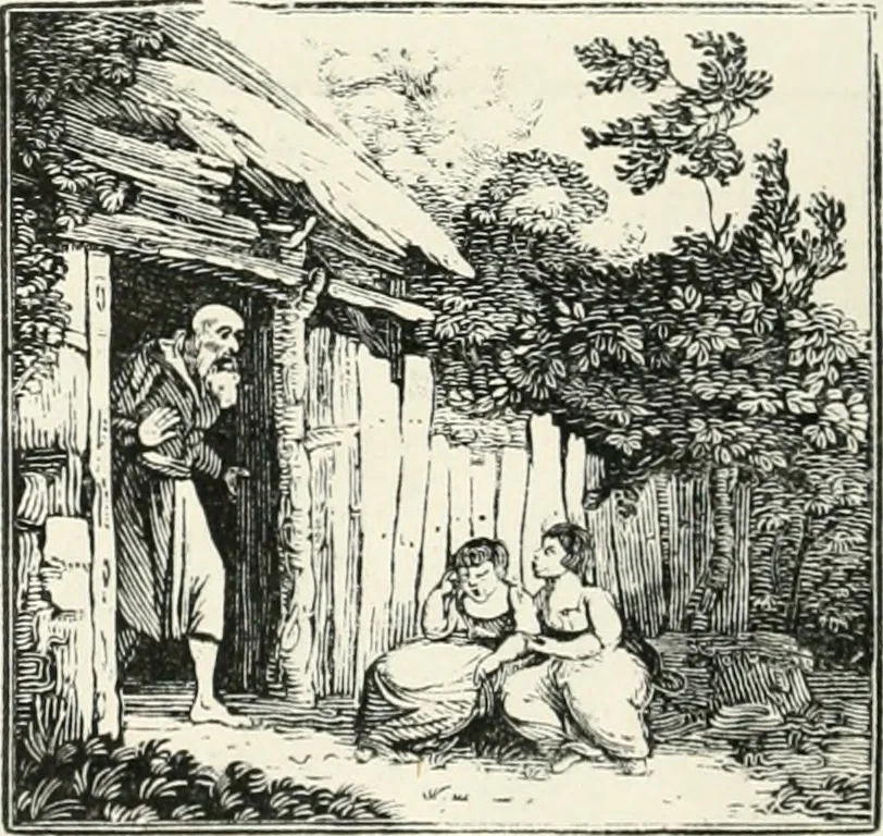 An illustration from The Bewick collector. A descriptive catalogue of the works of Thomas and John Bewick; including cuts, in various states, for books and pamphlets, private gentlemen, public companies, exhibitions, races, newspapers, shop cards, invoice heads, bar bills, coal certificates, broadsides, and other miscellaneous purposes, and wood blocks. With an appendix of portraits, autographs, works of pupils, &c. &c. The whole described from the originals contained in the largest and most perfect collection ever formed, and illustrated with a hundred and twelve cuts, 1866, leaf 533
