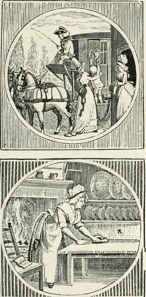 An illustration from The Bewick collector. A descriptive catalogue of the works of Thomas and John Bewick; including cuts, in various states, for books and pamphlets, private gentlemen, public companies, exhibitions, races, newspapers, shop cards, invoice heads, bar bills, coal certificates, broadsides, and other miscellaneous purposes, and wood blocks. With an appendix of portraits, autographs, works of pupils, &c. &c. The whole described from the originals contained in the largest and most perfect collection ever formed, and illustrated with a hundred and twelve cuts, 1866, leaf 534