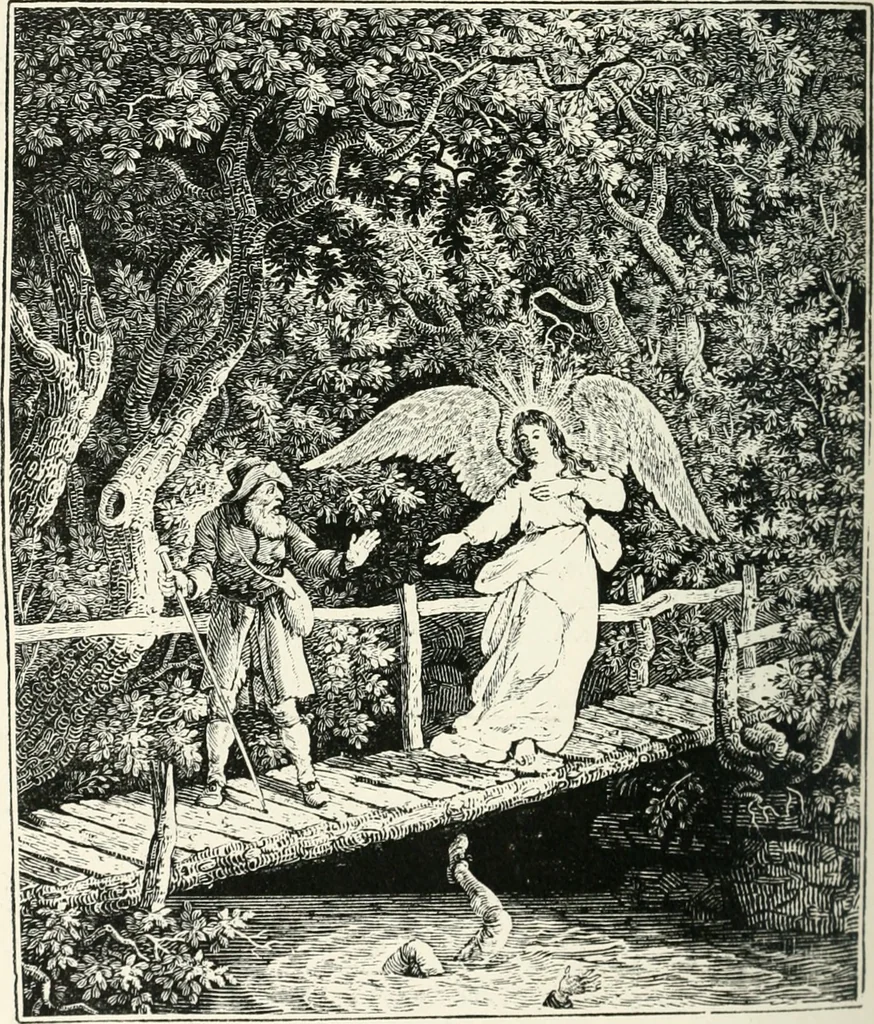 An illustration from The Bewick collector. A descriptive catalogue of the works of Thomas and John Bewick; including cuts, in various states, for books and pamphlets, private gentlemen, public companies, exhibitions, races, newspapers, shop cards, invoice heads, bar bills, coal certificates, broadsides, and other miscellaneous purposes, and wood blocks. With an appendix of portraits, autographs, works of pupils, &c. &c. The whole described from the originals contained in the largest and most perfect collection ever formed, and illustrated with a hundred and twelve cuts, 1866, leaf 539