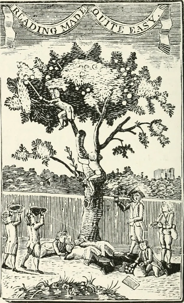 An illustration from The Bewick collector. A descriptive catalogue of the works of Thomas and John Bewick; including cuts, in various states, for books and pamphlets, private gentlemen, public companies, exhibitions, races, newspapers, shop cards, invoice heads, bar bills, coal certificates, broadsides, and other miscellaneous purposes, and wood blocks. With an appendix of portraits, autographs, works of pupils, &c. &c. The whole described from the originals contained in the largest and most perfect collection ever formed, and illustrated with a hundred and twelve cuts, 1866, leaf 581
