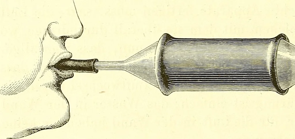 An illustration from Beziehungen der Luft zu Kleidung, Wohnung und Boden : drei populäre Vorlesungen gehalten im Albert-Verein zu Dresden am 21., 23, und 25. März 1872, 1872, leaf 55