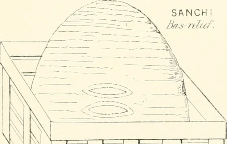An illustration from The Bhilsa topes; or, Buddhist monuments of central India:, 1854, leaf 412