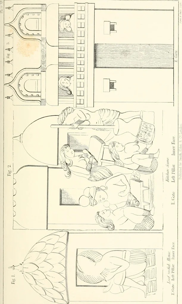 An illustration from The Bhilsa topes; or, Buddhist monuments of central India:, 1854, leaf 440