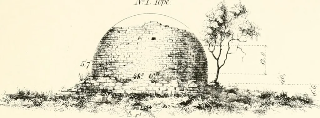 An illustration from The Bhilsa topes; or, Buddhist monuments of central India:, 1854, leaf 456