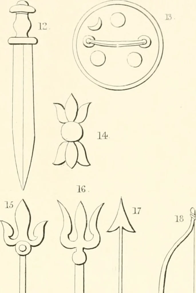 An illustration from The Bhilsa topes; or, Buddhist monuments of central India:, 1854, leaf 476