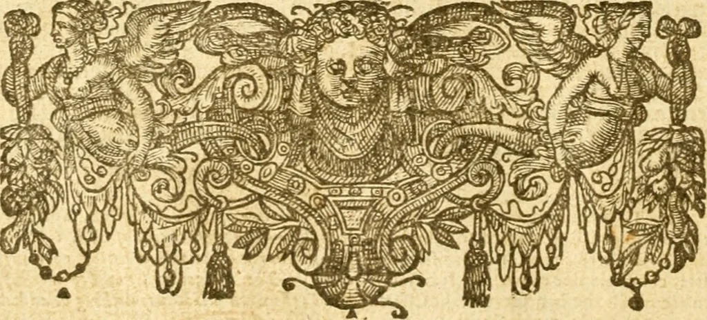 An illustration from The Bible, 1606, leaf 1187