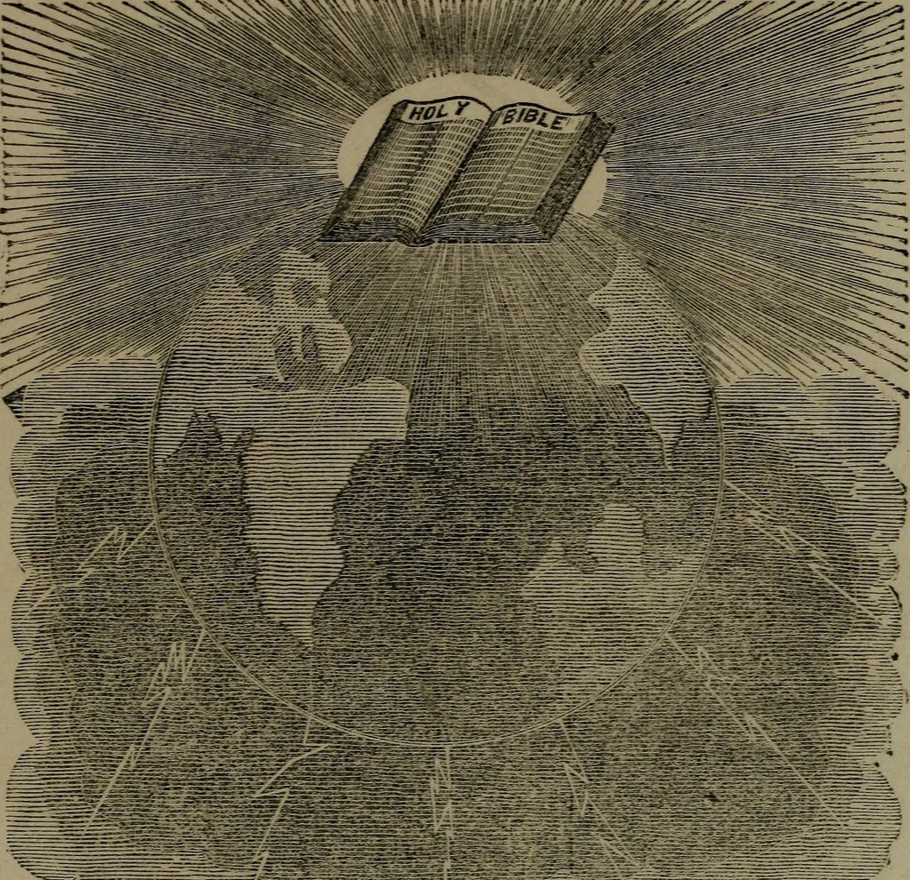 An illustration from Bible astronomy; or, The little book on the mysteries and wonder of the rise and fall of Babylon, 1853, leaf 12