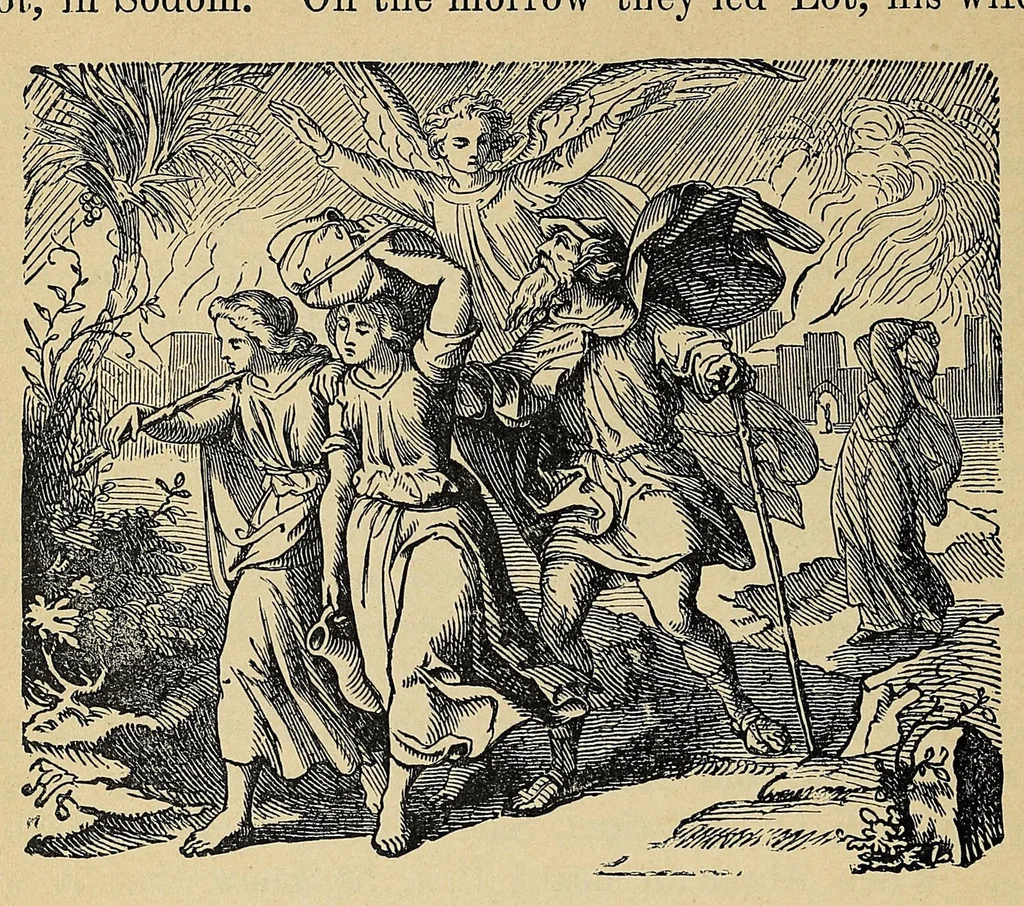 An illustration from [Bible history : history of the Old Testament, 1893, leaf 54