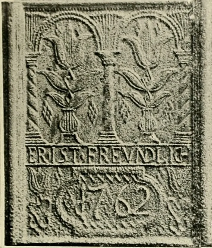 An illustration from The Bible in iron:, 1914, leaf 100
