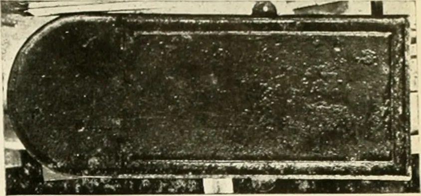 An illustration from The Bible in iron:, 1914, leaf 102