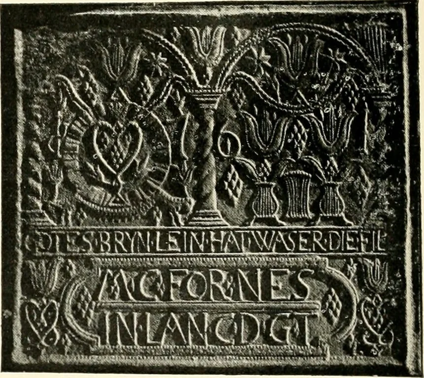 An illustration from The Bible in iron:, 1914, leaf 105