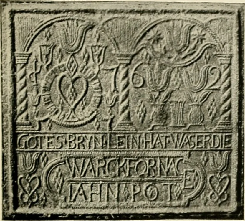 An illustration from The Bible in iron:, 1914, leaf 106