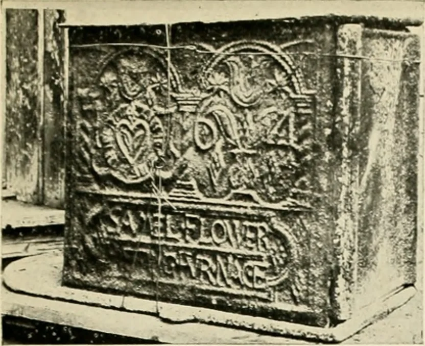 An illustration from The Bible in iron:, 1914, leaf 108