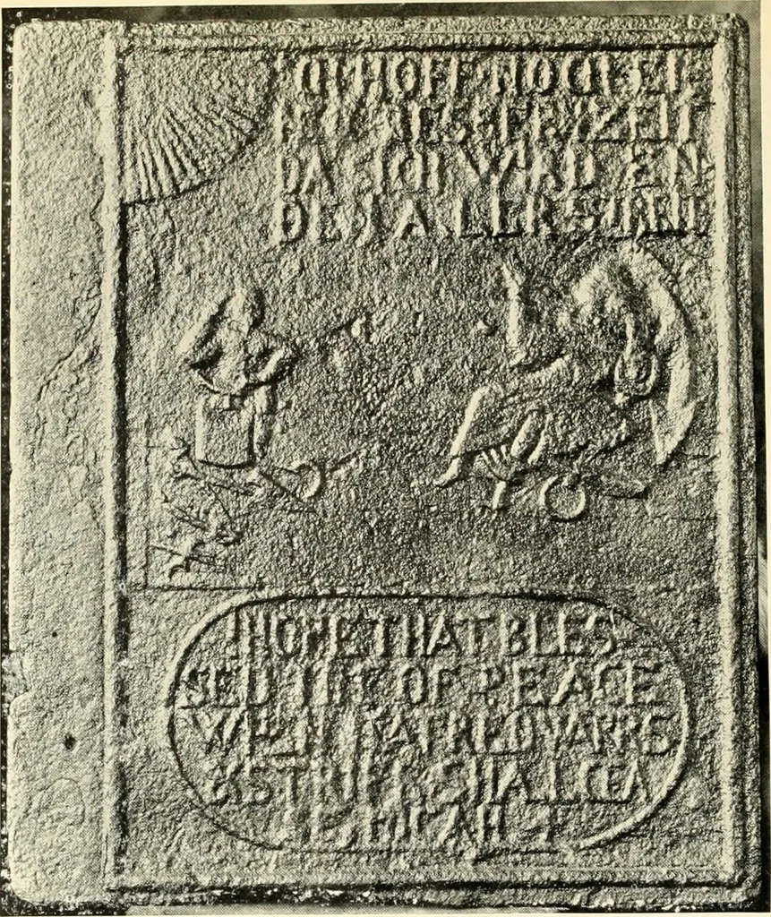An illustration from The Bible in iron:, 1914, leaf 11